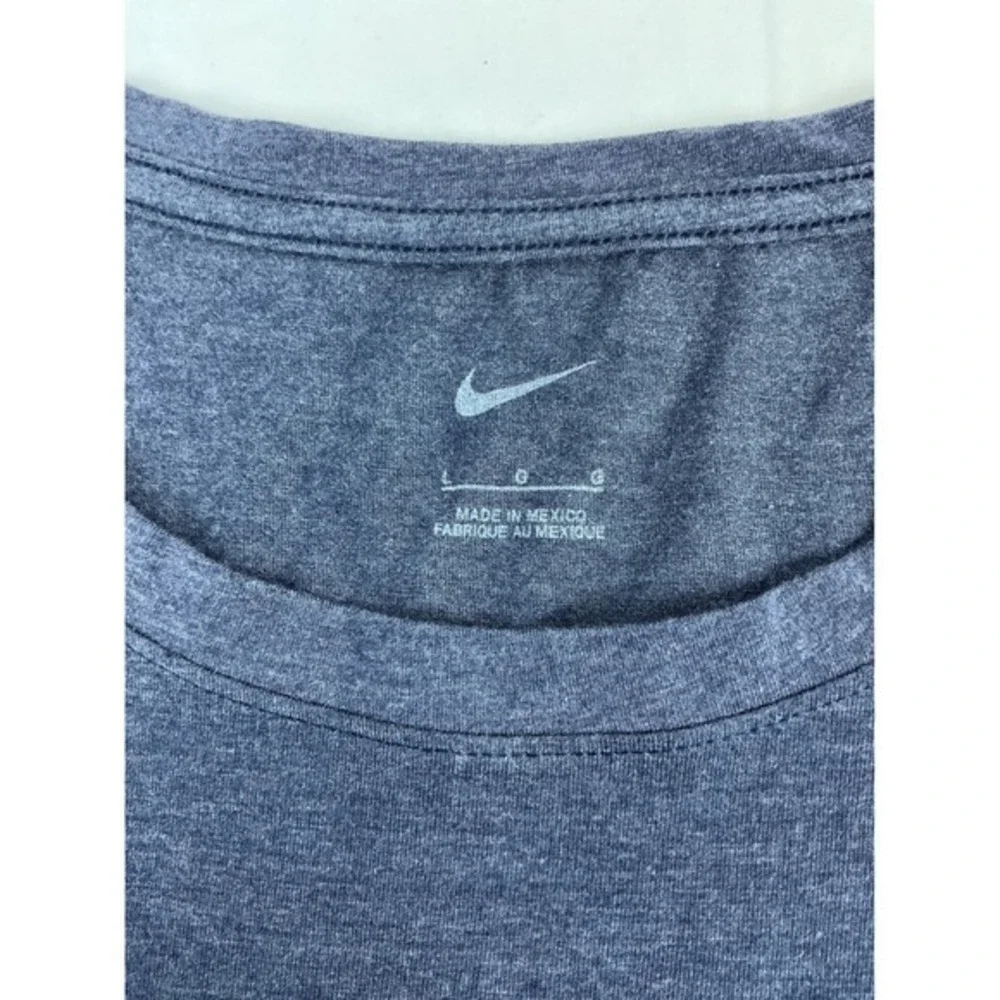 Nike Womens Large Graphic T-Shirt Navy Blue‎ Baseball Theme New With Tags